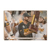 Tennessee Volunteers - Coach Vitello and the Trophy - Vol Wall Art #Wood