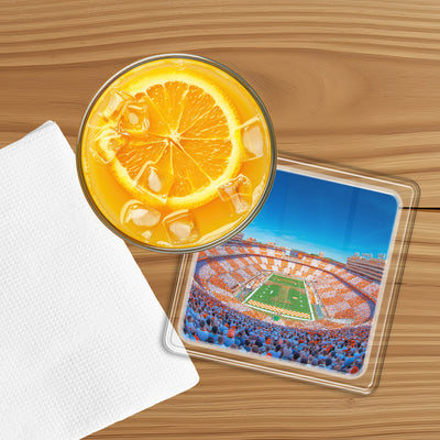 Tennessee Volunteers -  Checker-Neyland Pride of the Southland Drink Coasters