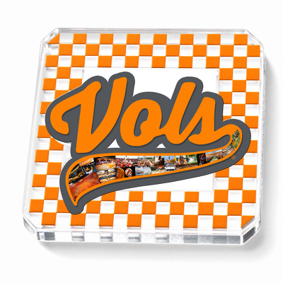 Tennessee Volunteers -  Checker Vols Drink Coaster