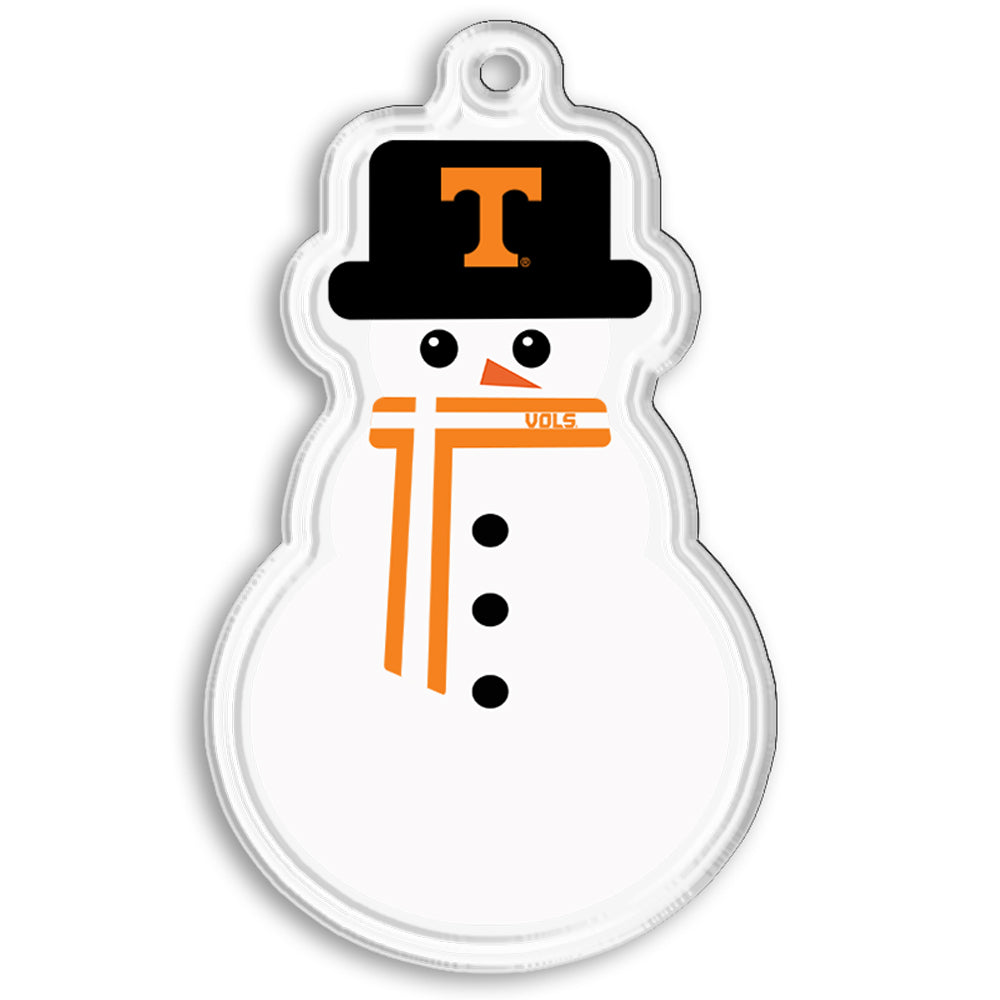 Tennessee Volunteers - Tennessee Snowman Ornament