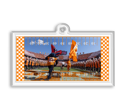 Tennessee Volunteers - Running into Checkerd Neyland Ornament & Bag Tag