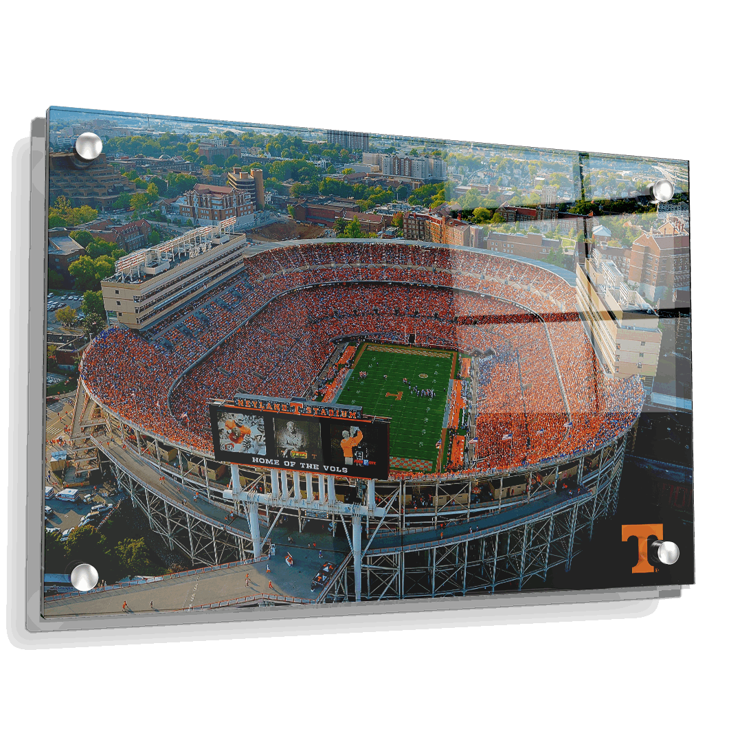 Tennessee Volunteers - Aerial Neyland Stadium - College Wall Art #Canvas