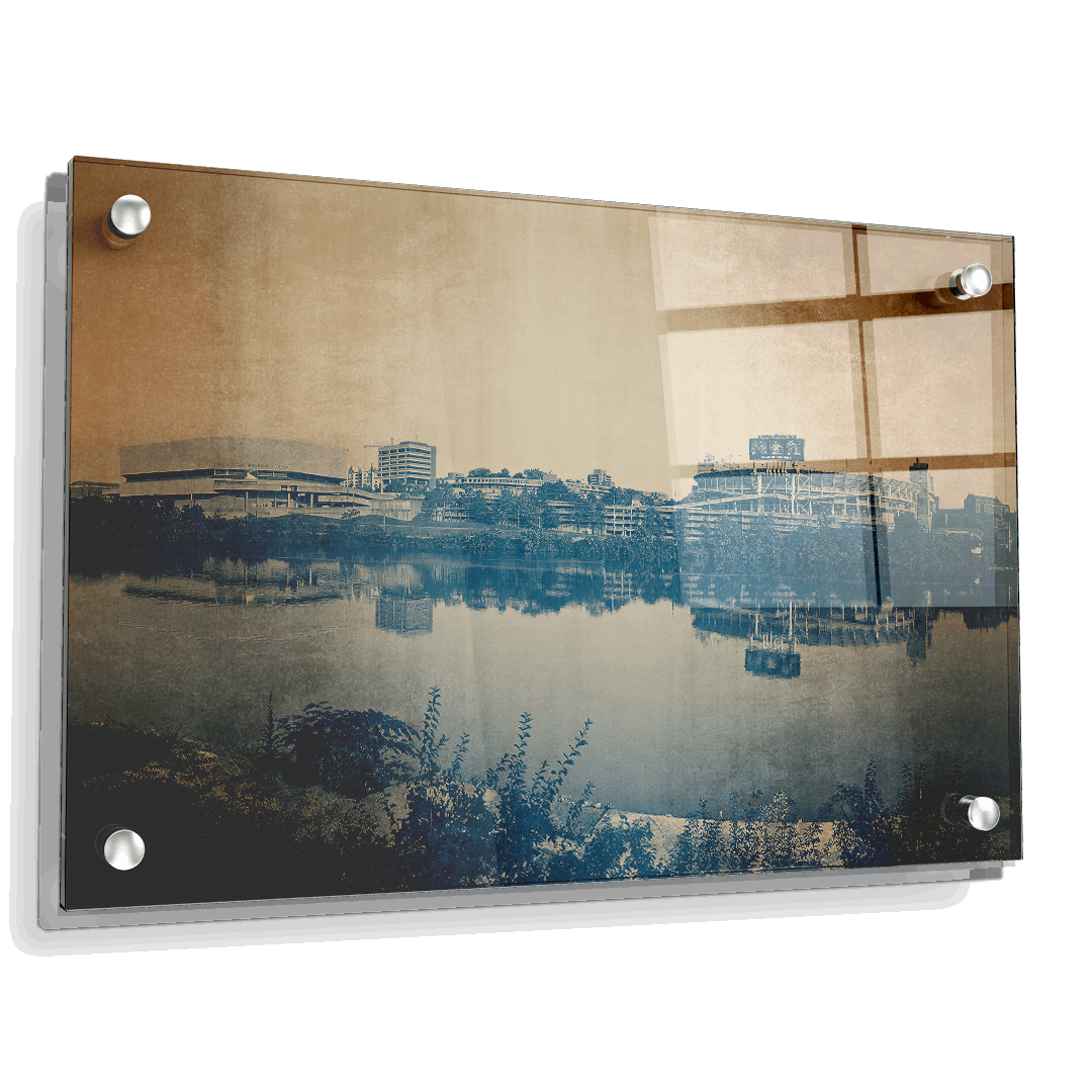 Tennessee Volunteers - Antique Thompson-Boling Neyland - College Wall Art #Canvas