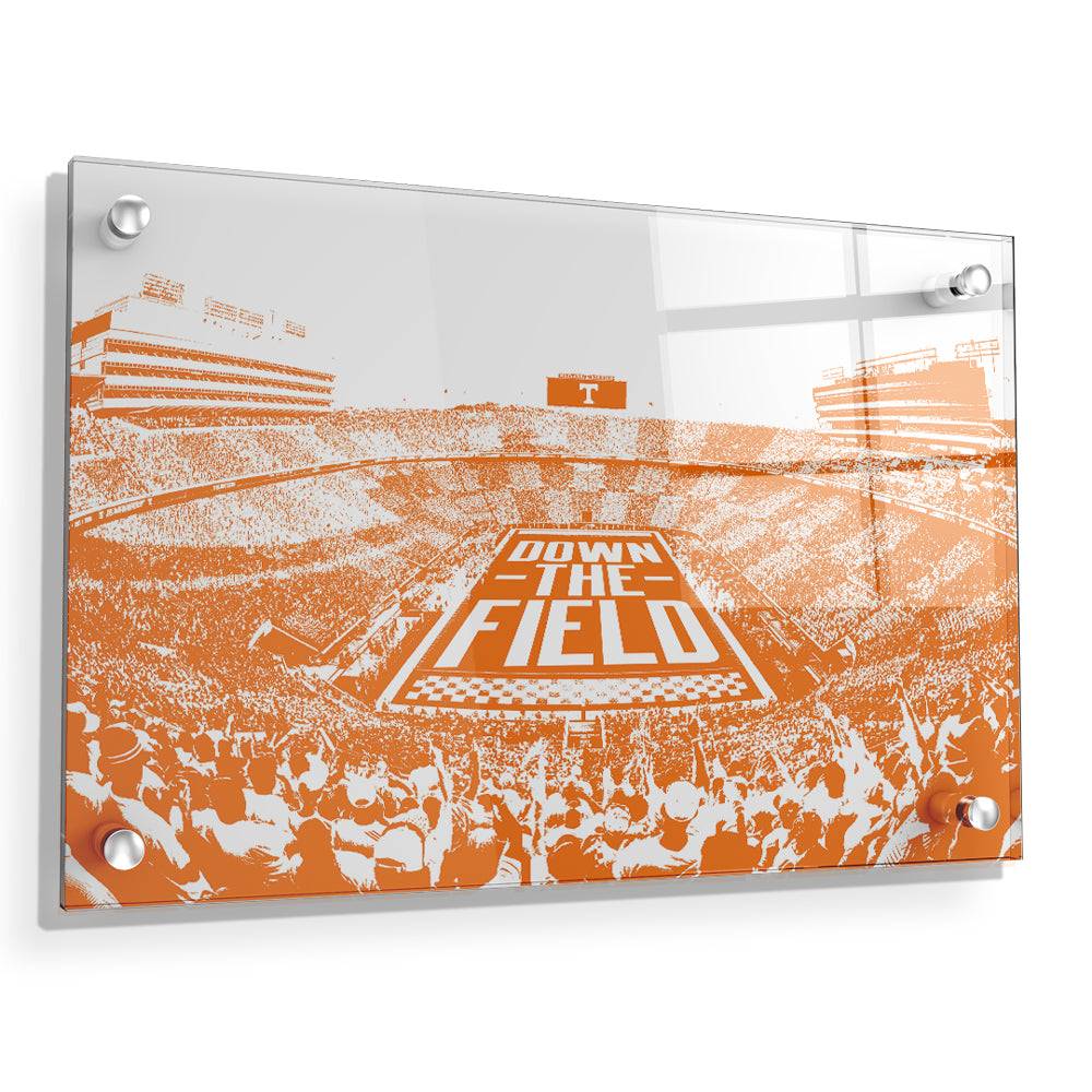 Tennessee Volunteers - Down The Field - College Wall Art #Canvas