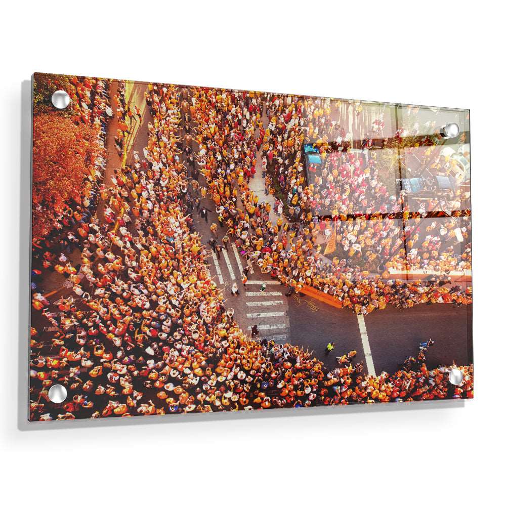 Tennessee Volunteers - Autumn Vol Walk - College Wall Art #Canvas