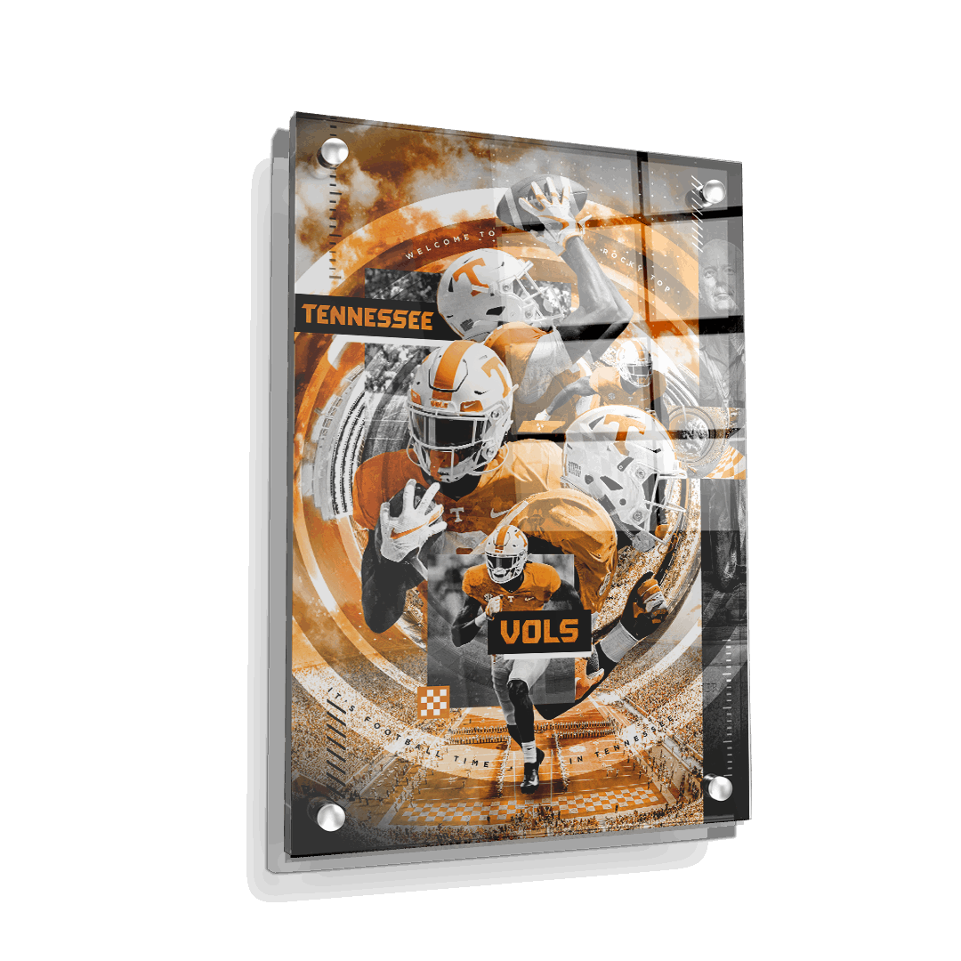  Tennessee Volunteers - Football Time - College Wall Art #Canvas