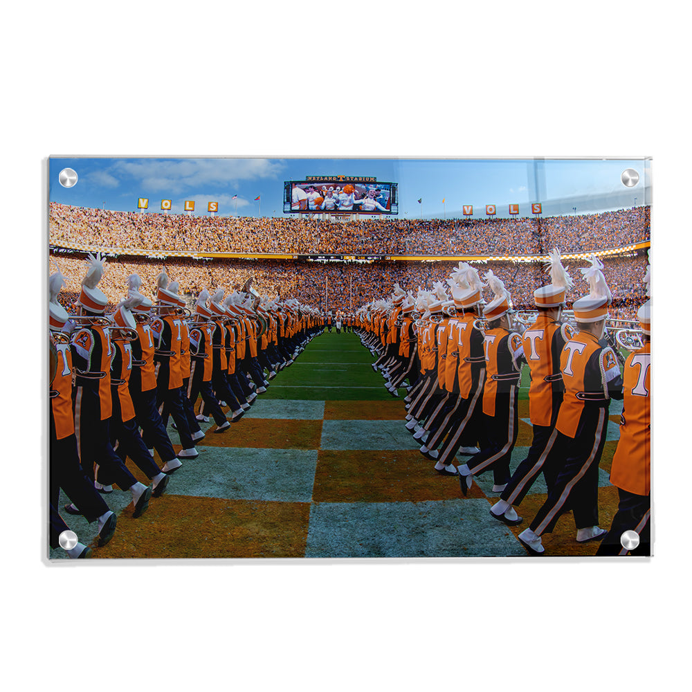 Tennessee Volunteers - Opening the T - College Wall Art #Canvas