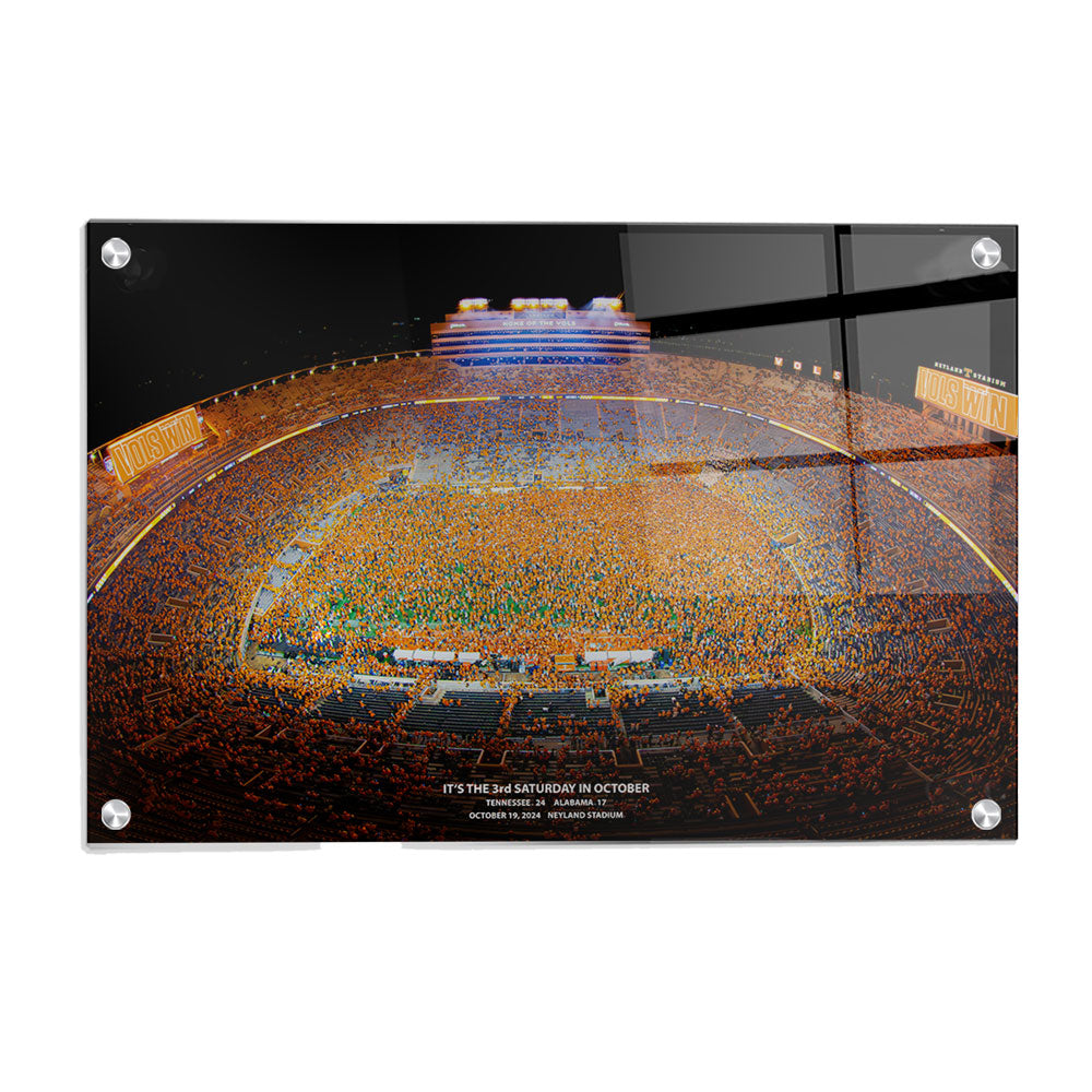 Tennessee Volunteers - It's the 3rd Saturday in October 2024 - Vol Wall Art #Acrylic