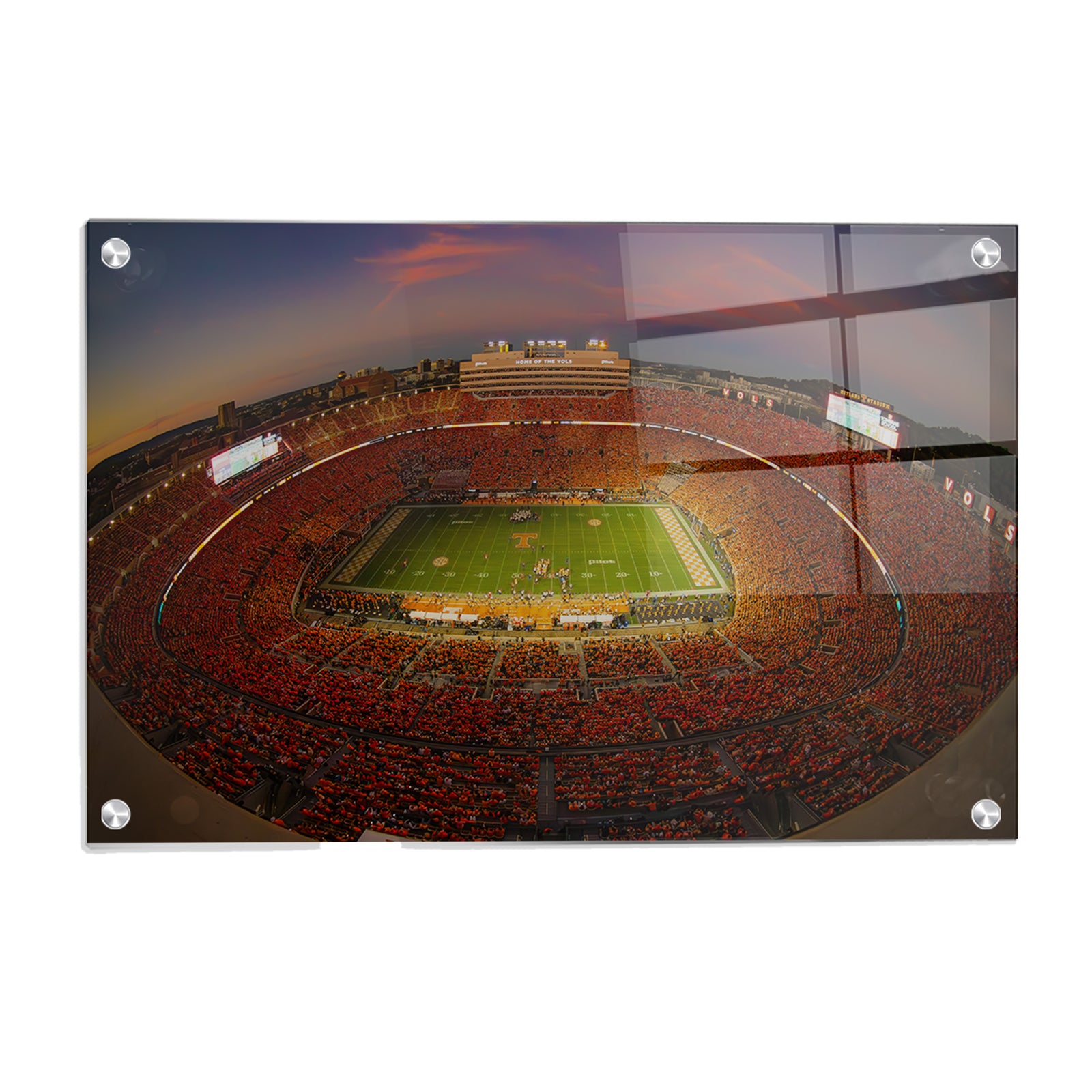 Tennessee Volunteers - Fisheye View of the Orange Out - Vol Wall Art #Canvas