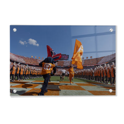 Tennessee Volunteers - Running into Checkered Neyland - College Wall Art #Acrylic