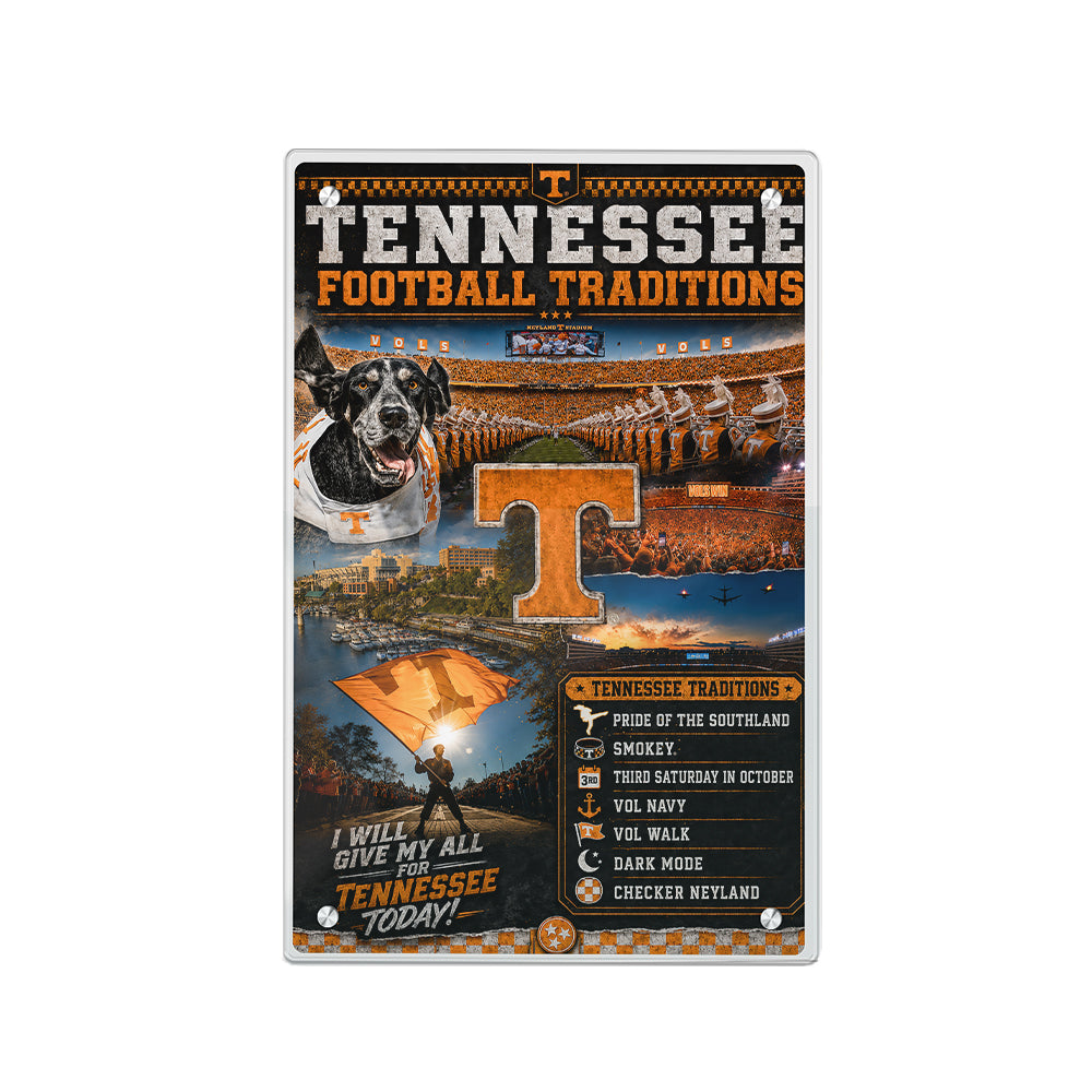 Tennessee Volunteers - Tennessee Traditions - Vol Wall Art #Acrylic