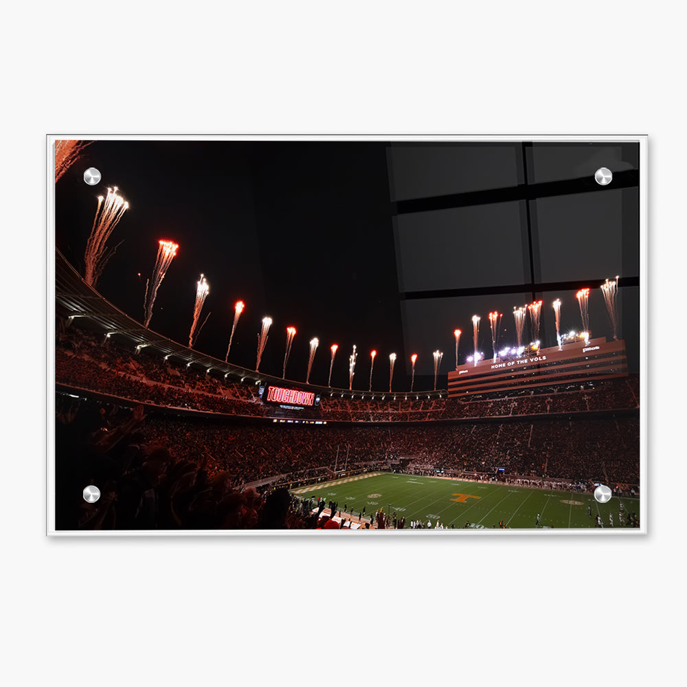 Tennessee Volunteers - Touchdown Tennessee - Vol Wall Art #Acrylic
