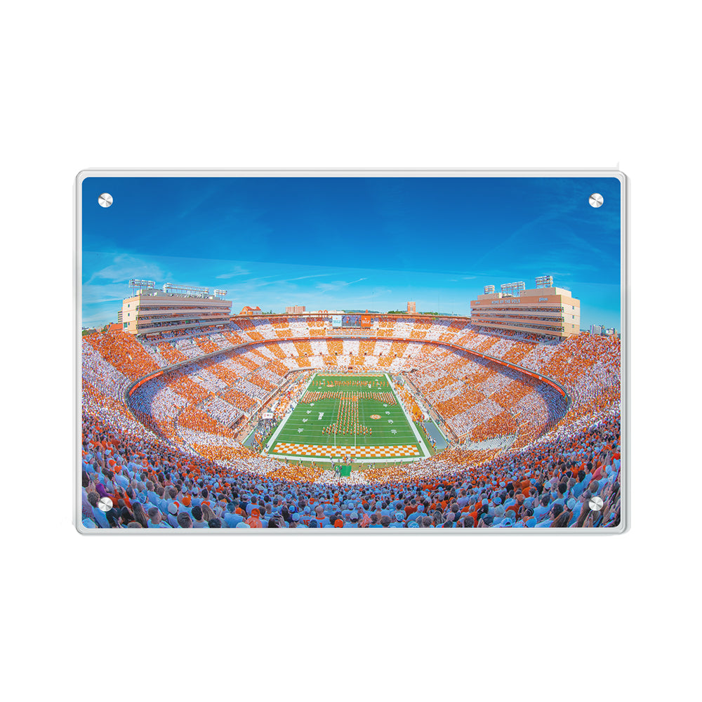 Tennessee Volunteers - Checker Neyland Pride of the Southland - Vol Wall Art #Acrylic