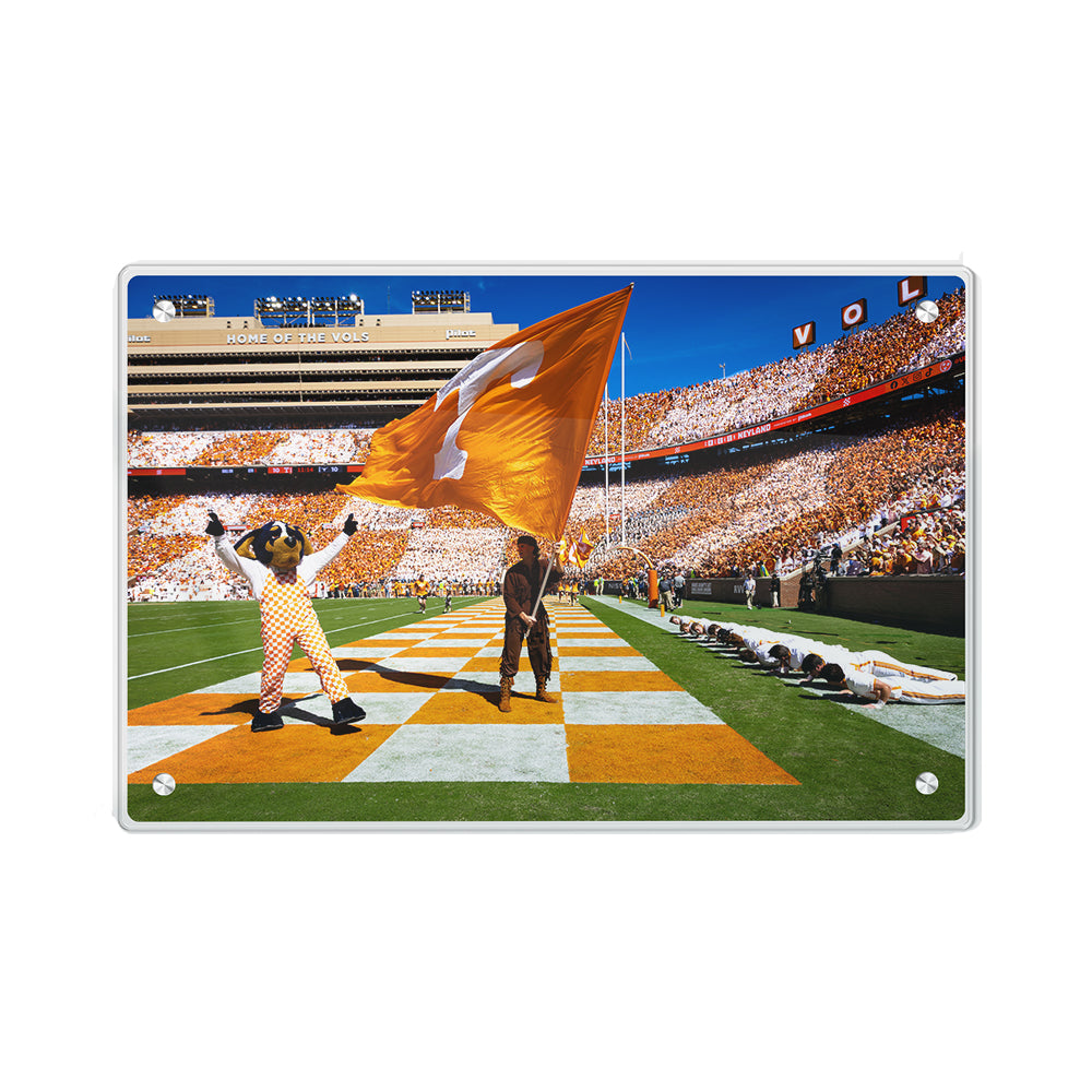 Tennessee Volunteers - Touchdown Celebration - Vol Wall Art #Acrylic