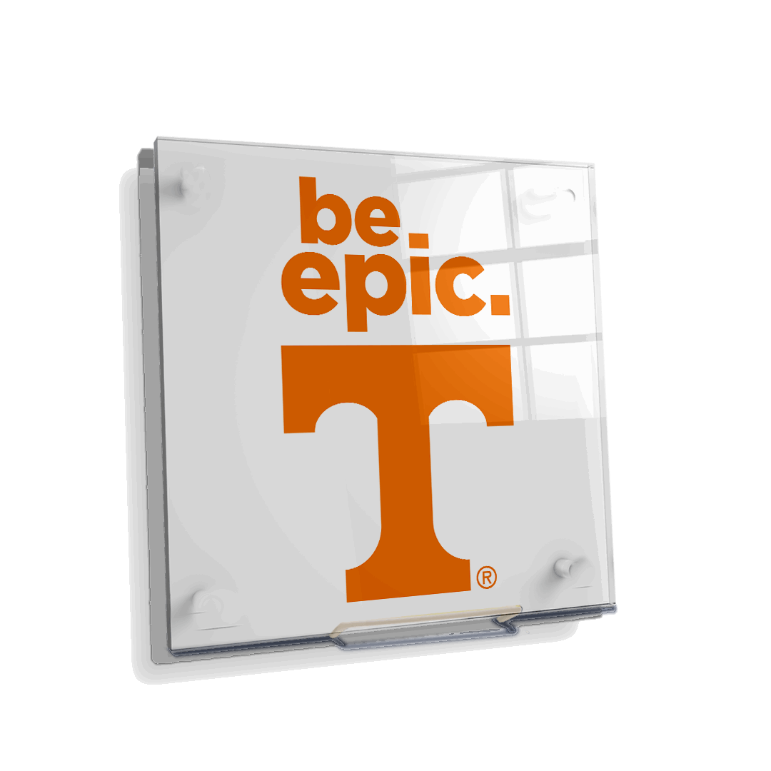 Tennessee Volunteers - Be Epic T - College Wall Art #Canvas