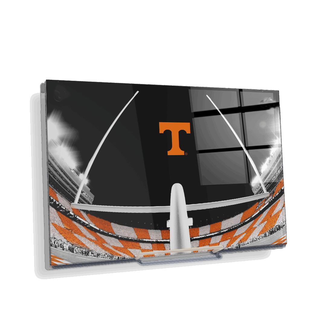 Tennessee Volunteers - Checkerboard Goal Post - College Wall Art #Canvas