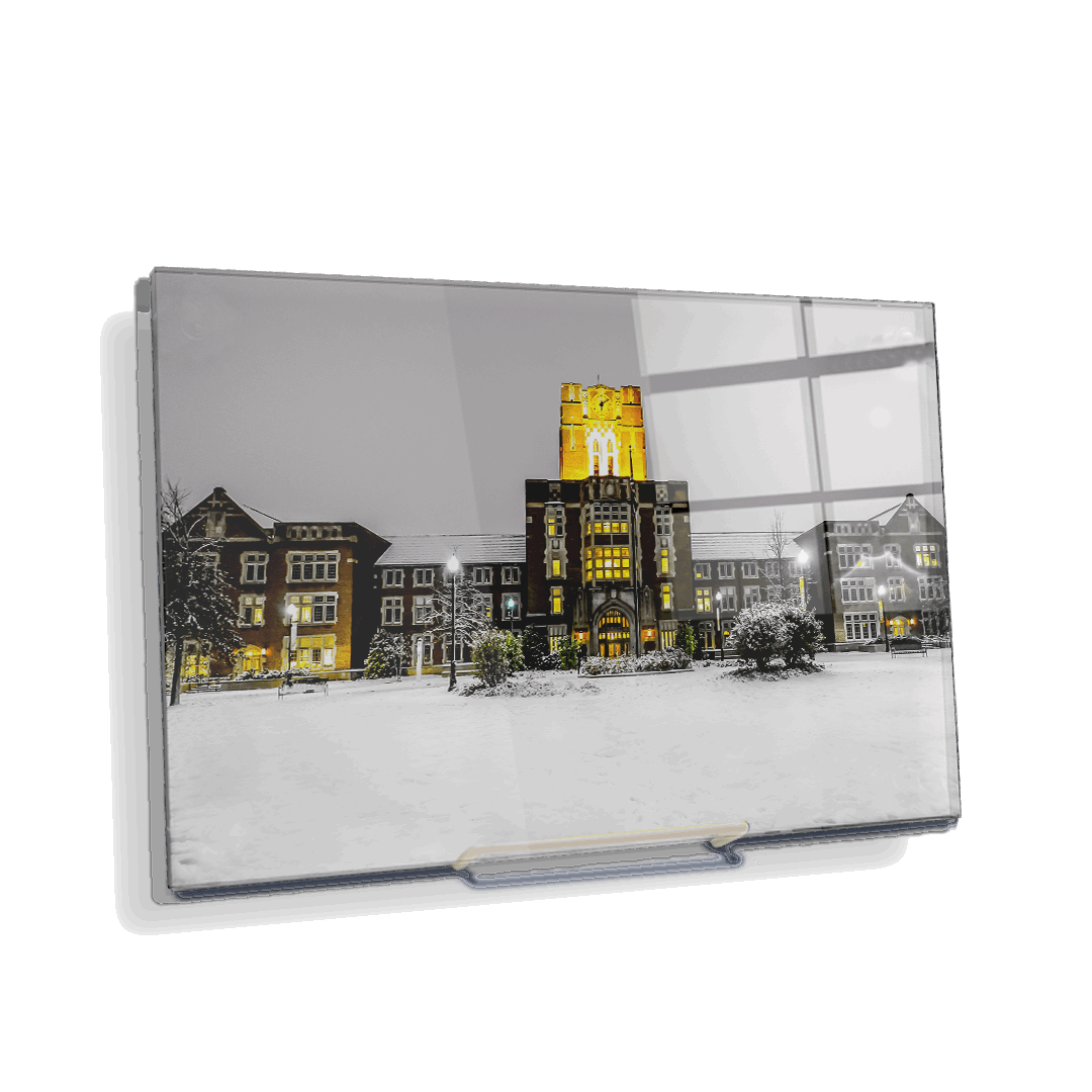 Tennessee Volunteers - Ayres Hall Winter Day - College Wall Art #Canvas