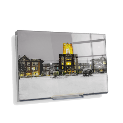 Tennessee Volunteers - Ayres Hall Winter Day - College Wall Art #Acrylic Mini