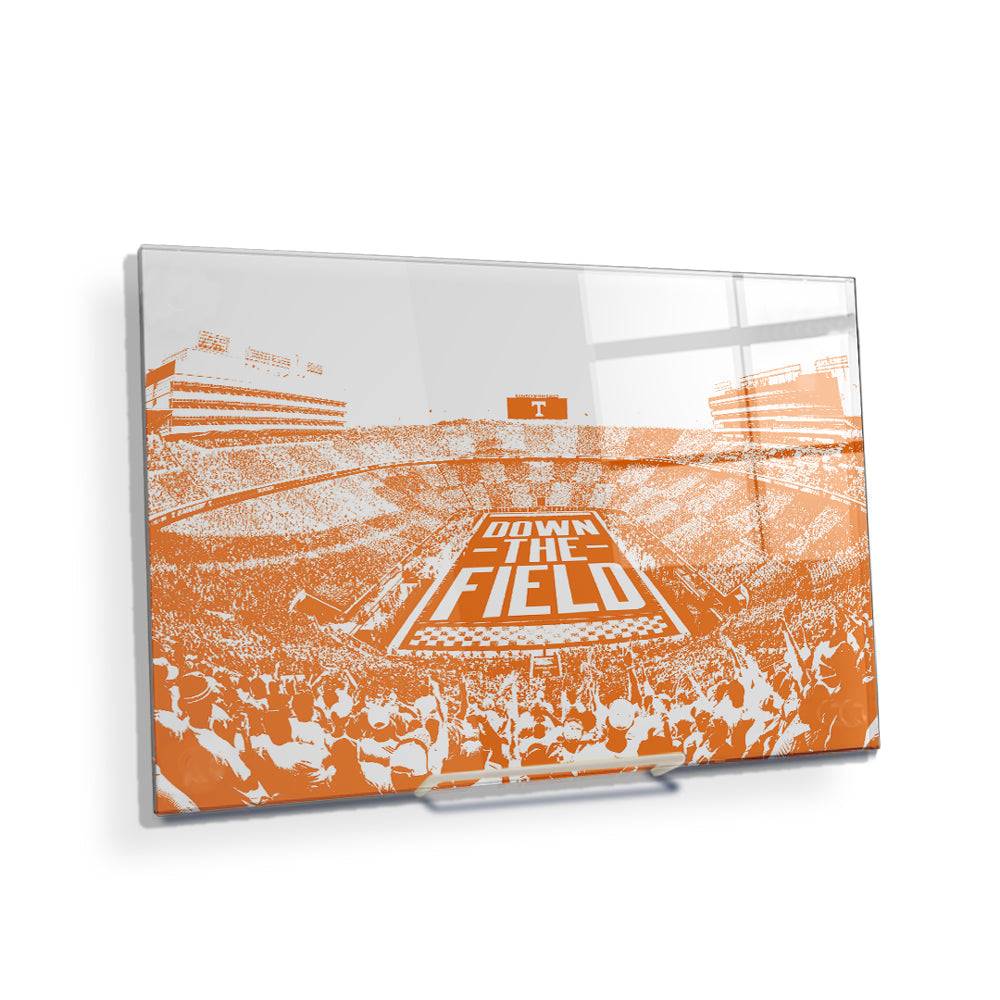 Tennessee Volunteers - Down The Field - College Wall Art #Canvas