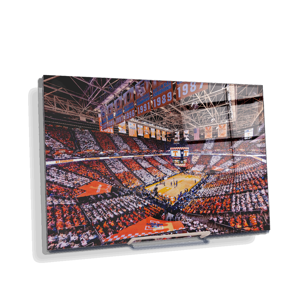 Tennessee Volunteers - Checkerboard Thompson-Boling #1 Tennessee - College Wall Art #Canvas