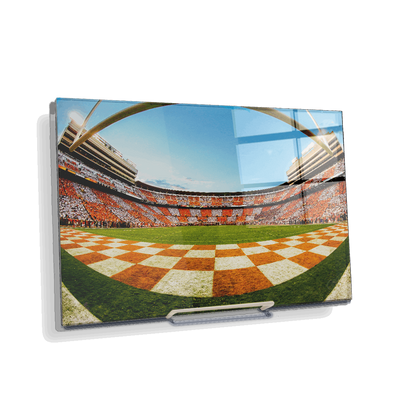 Tennessee Volunteers - Checkerboard Neyland Fisheye - College Wall Art #Acrylic Mini