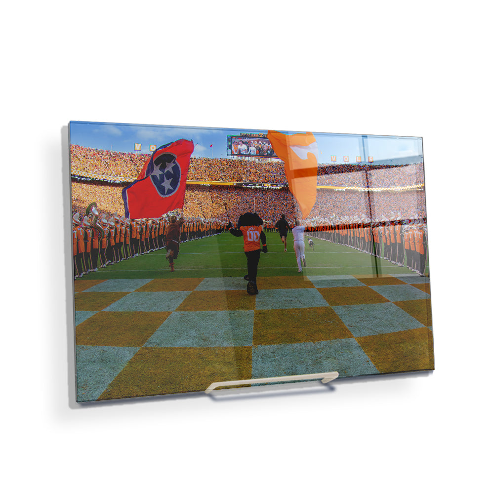 Tennessee Volunteers - Vols Running into Neyland Stadium - College Wall Art #Canvas