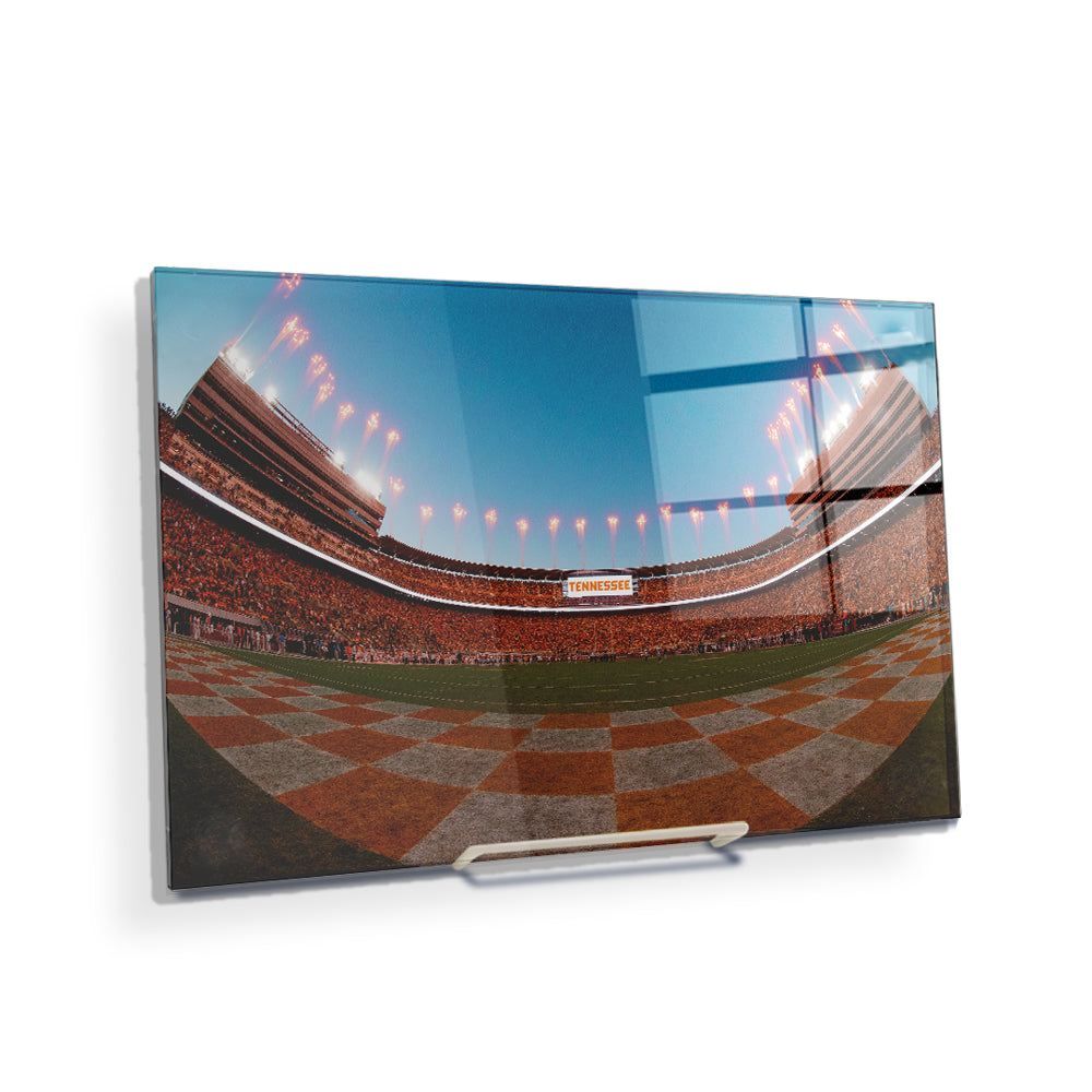 Tennessee Volunteers - Fisheye View Neyland Stadium - College Wall Art  #Canvas
