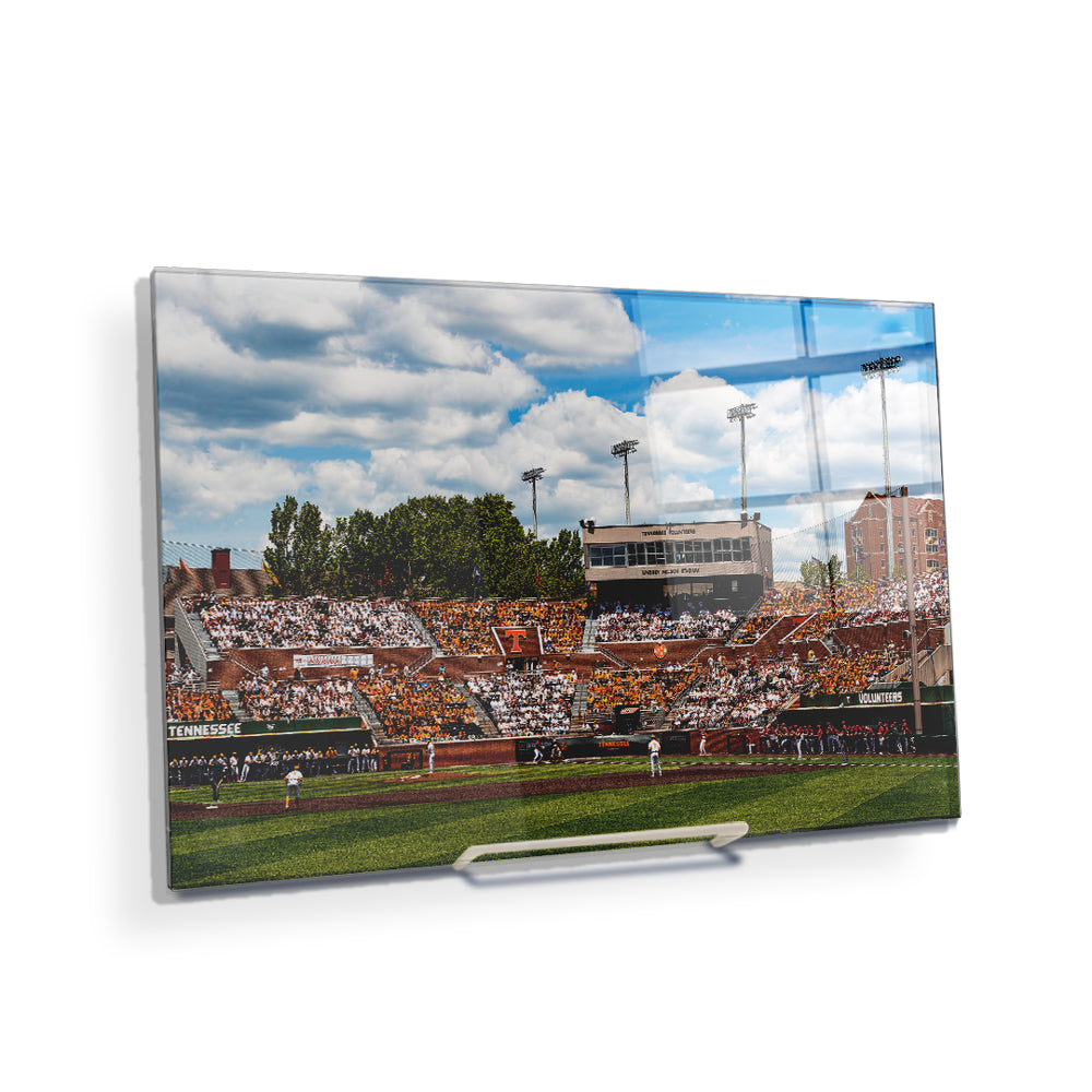 Tennessee Volunteers - Checkered Lindsey Nelson Stadium - Vol Wall Art #Canvas