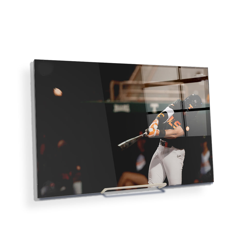 Tennessee Volunteers - Vols Baseball Dark Mode - Vol Wall Art #Canvas