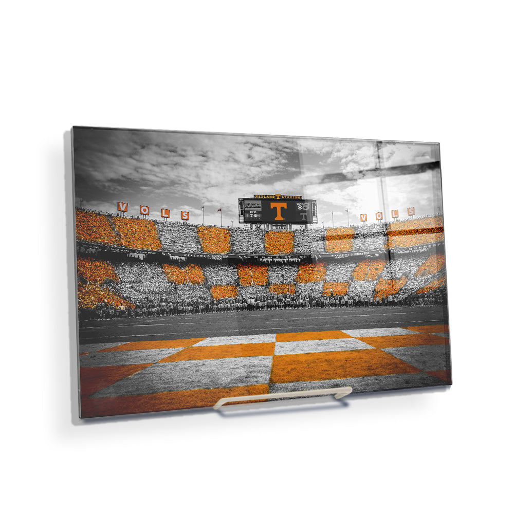 Tennessee Volunteers - Checkerboard Neyland - Vol Wall Art  #Canvas