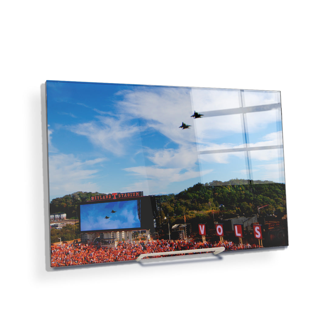 Tennessee Volunteers - Vols Fly Over - Vol Wall Art #Canvas 
