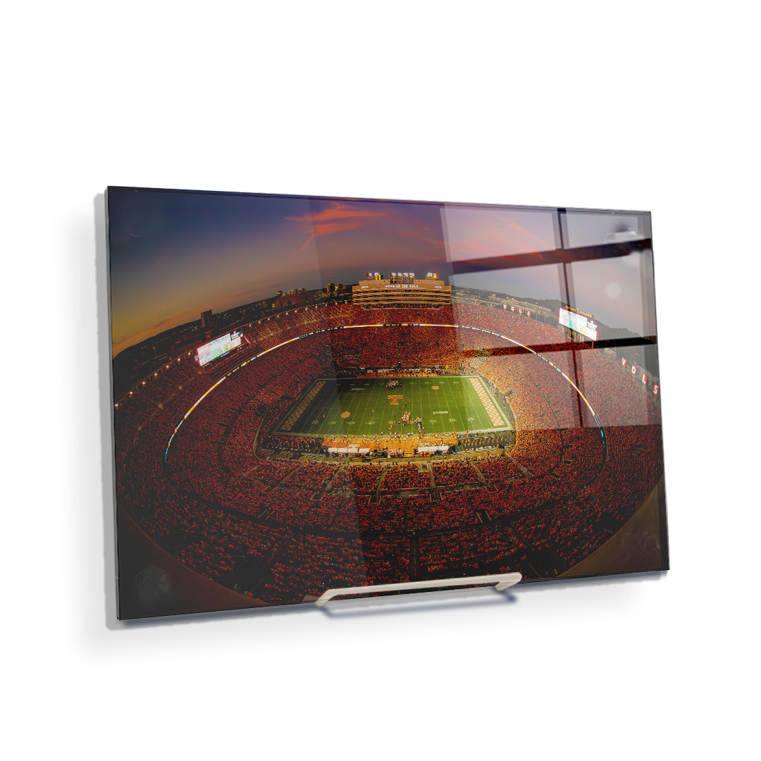 Tennessee Volunteers - Fisheye View of the Orange Out - Vol Wall Art #Canvas