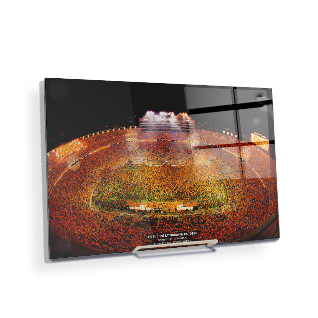 Tennessee Volunteers - It's the 3rd Saturday in October 2024 and the Goal Posts are Coming Down - Vol Wall Art #Canvas