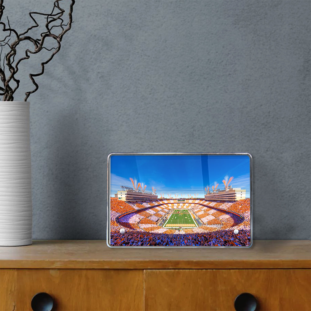 Tennessee Volunteers - Checker Neyland It's Football Time in Tennessee - Vol Wall Art  #Acrylic Mini