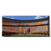 Tennessee Volunteers - Checkerboard Thru the T Pano - College Wall Art #Canvas