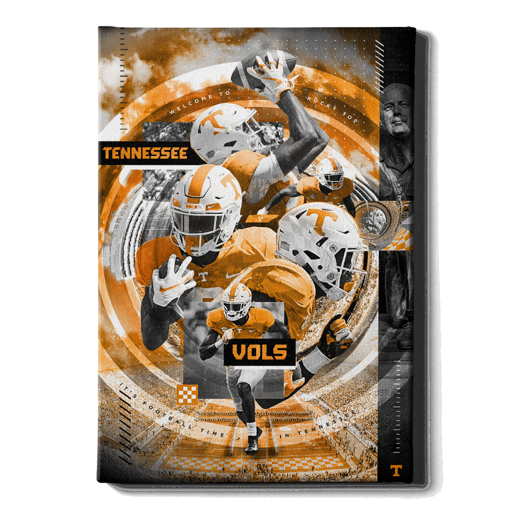 Tennessee Volunteers - Football Time - College Wall Art #Canvas