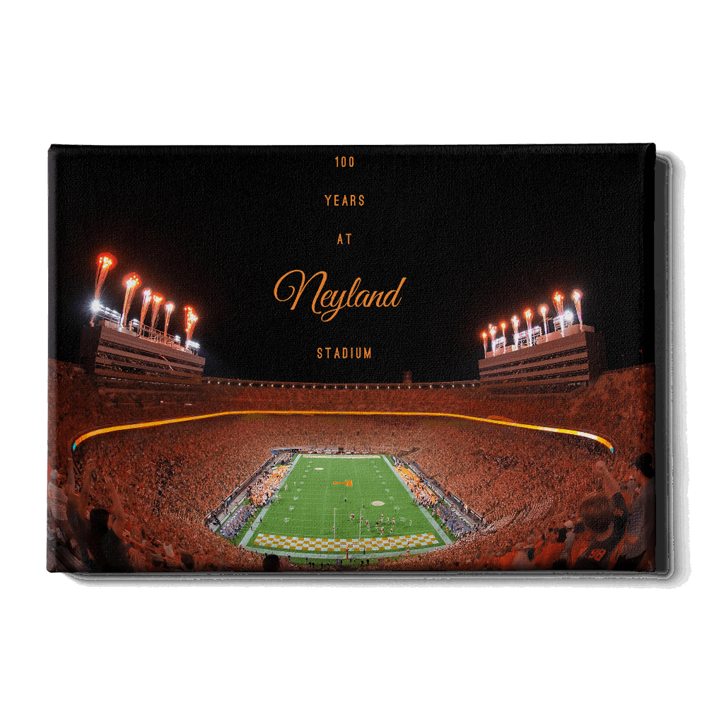 Tennessee Volunteers - 100 Years at Neyland Stadium - College Wall Art #Canvas