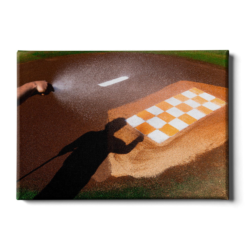 Tennessee Volunteers - Tennessee Pitcher's Mound - Vol Wall Art #Canvas