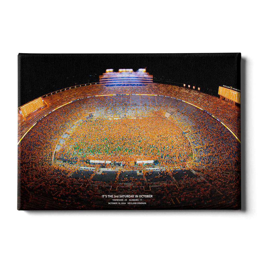 Tennessee Volunteers - It's the 3rd Saturday in October 2024 - Vol Wall Art #Canvas