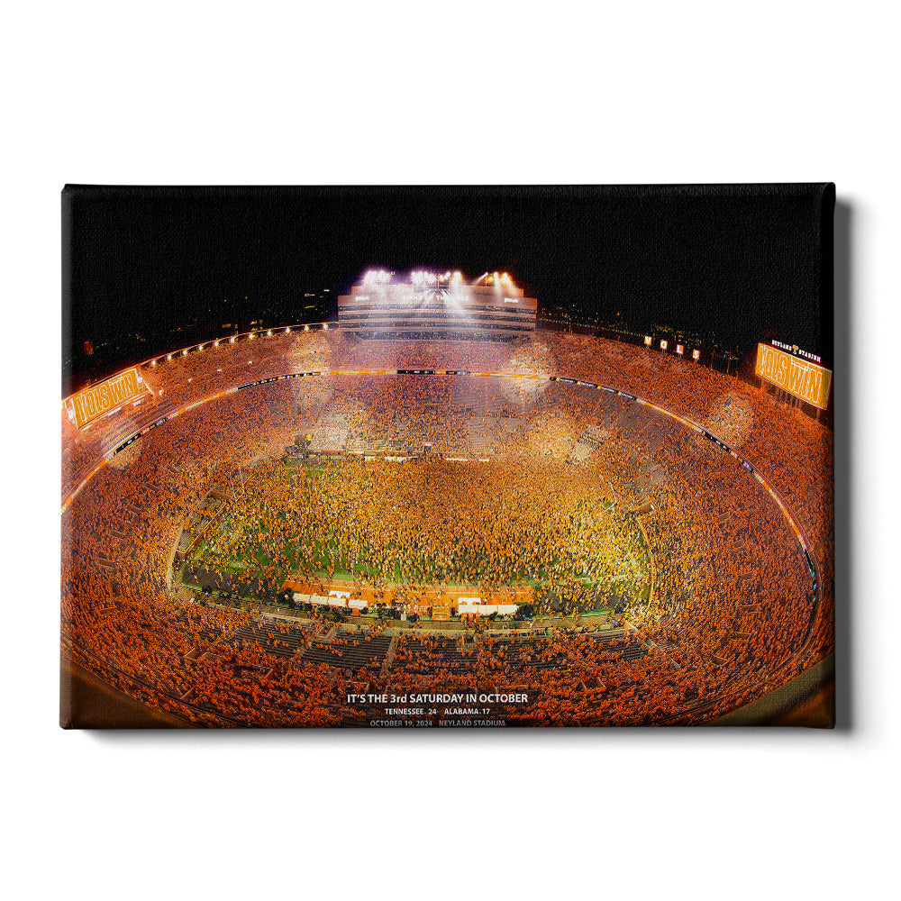 Tennessee Volunteers - It's the 3rd Saturday in October 2024 and the Goal Posts are Coming Down - Vol Wall Art #Canvas