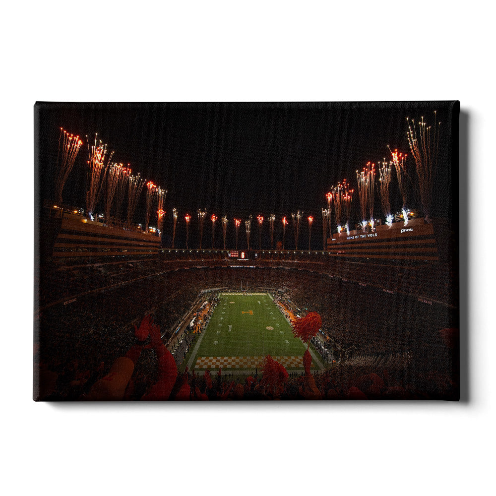 Tennessee Volunteers - Give Him Six Dark Mode - Vol Wall Art #Canvas