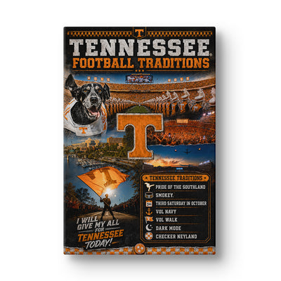 Tennessee Volunteers - Tennessee Traditions - Vol Wall Art #Canvas