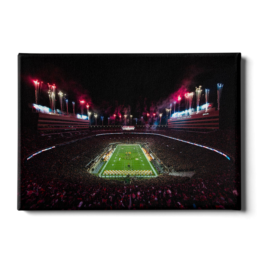 Tennessee Volunteers - Tennessee Red, White and Blue - Vol Wall Art #Canvas
