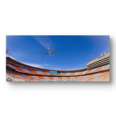 Tennessee Volunteers - Air Force One Flyover Neyland Stadium Panoramic - College Wall Art #Canvas