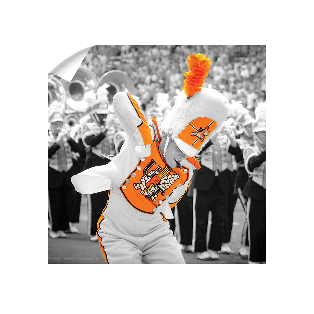 Tennessee Volunteers - Drum Major - College Wall Art #Canvas