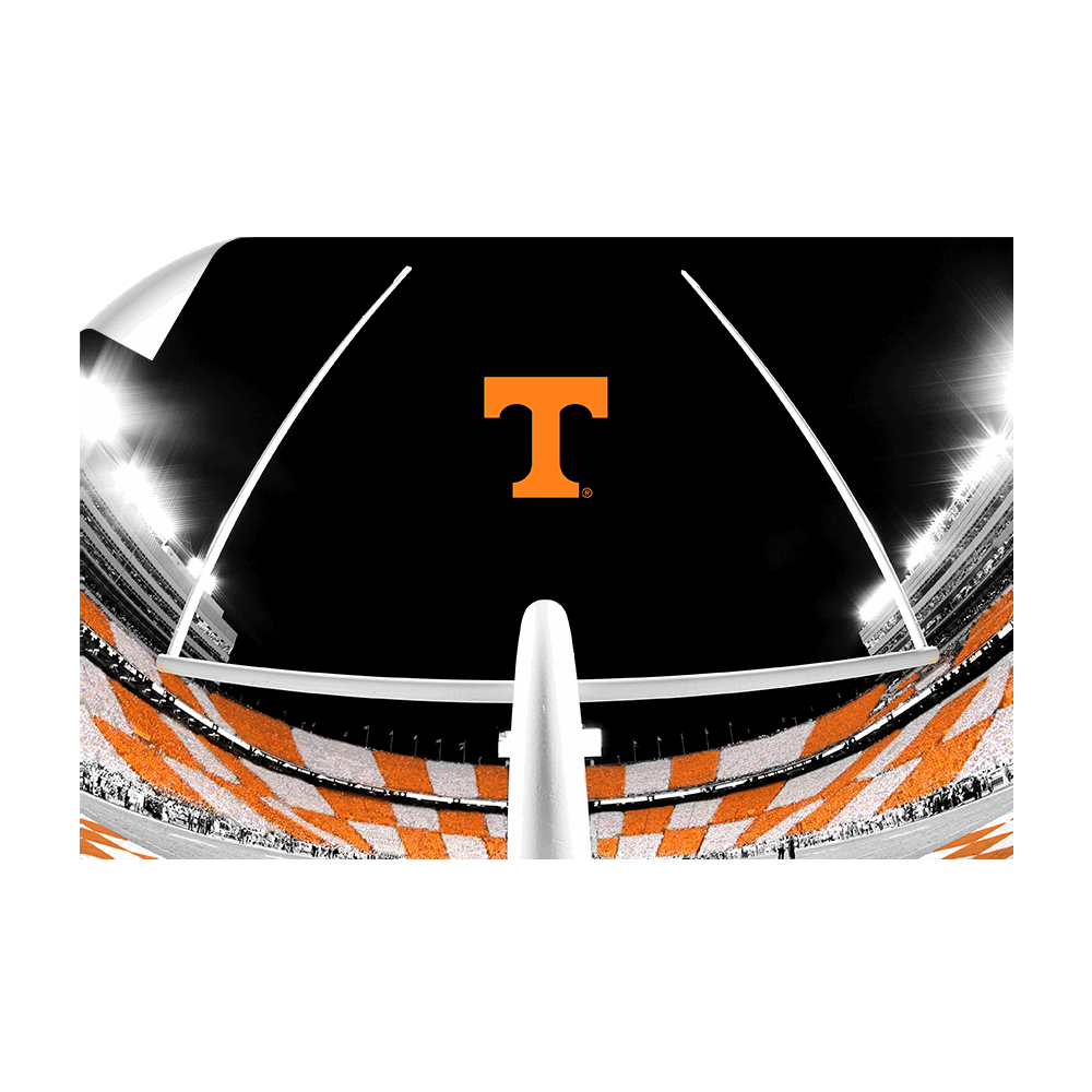 Tennessee Volunteers - Checkerboard Goal Post - College Wall Art #Canvas
