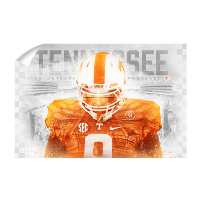 Tennessee Volunteers - Checker Vol - College Wall Art #Wall Decal