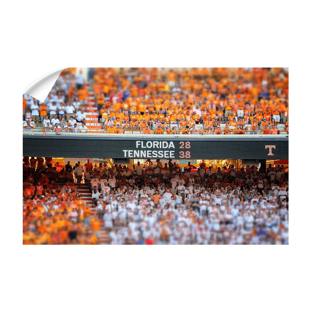 Tennessee Volunteers - Final Score UT vs. FL - College Wall Art #Canvas