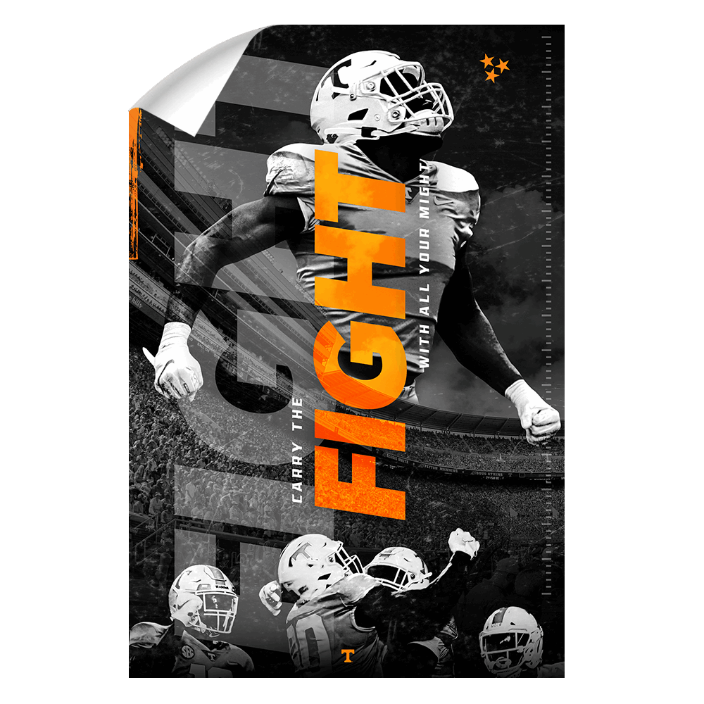 Tennessee Volunteers - Fight - College Wall Art #Canvas
