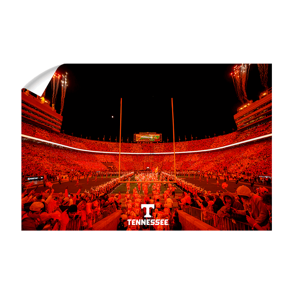 Tennessee Volunteers - Enter Tennessee - College Wall Art #Canvas